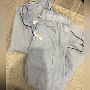 Jcrew linen pajamas set